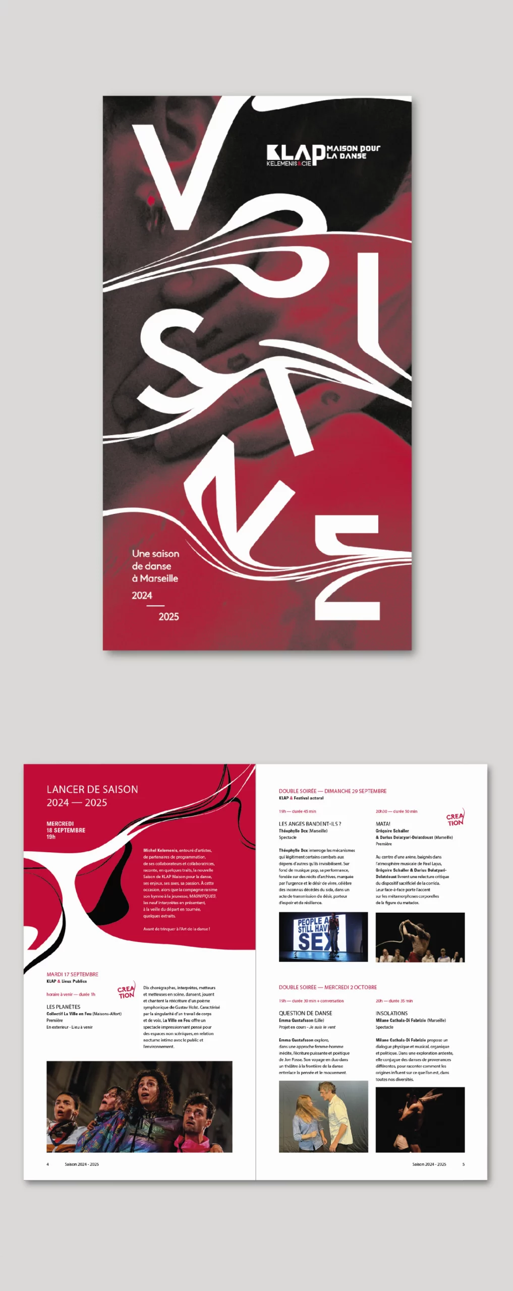 Couverture de la brochure de l'édition 2024-2025 de KLAP