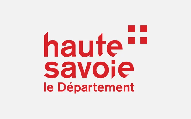 Logo réalisé pour la Haute-savoie, rouge