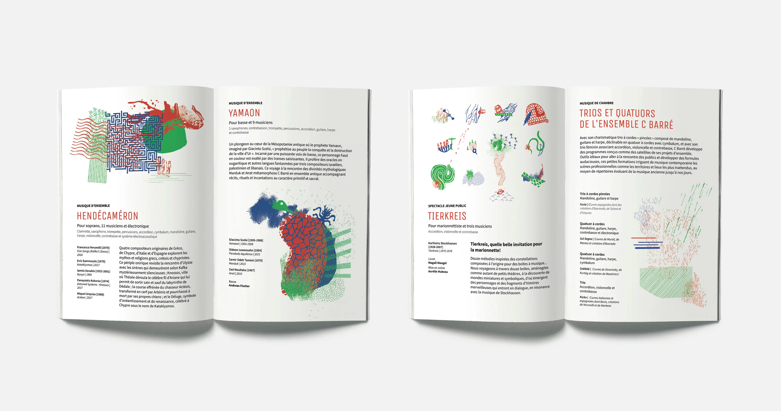 Vu de deux pages interieur du journal de bord 2017