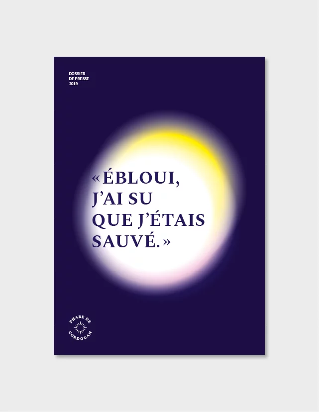 Design du dossier de presse du Phare de Cordouan