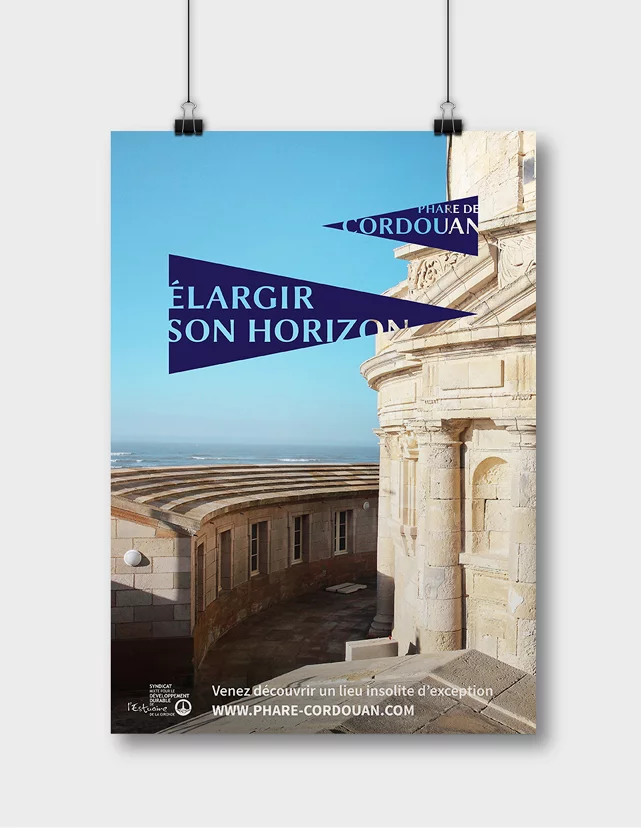 Design de l'affiche du Phare de Cordouan