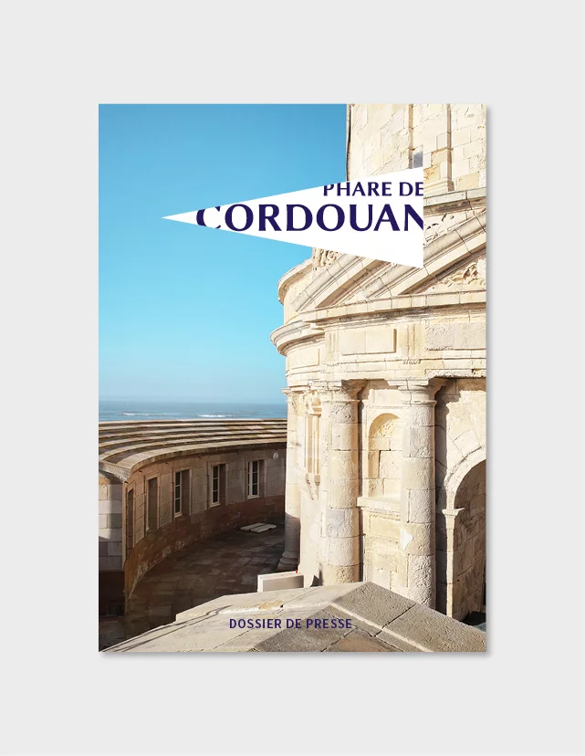 Design du dossier de presse du Phare de Cordouan