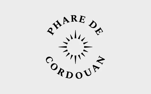 Design du logo du phare de corduan