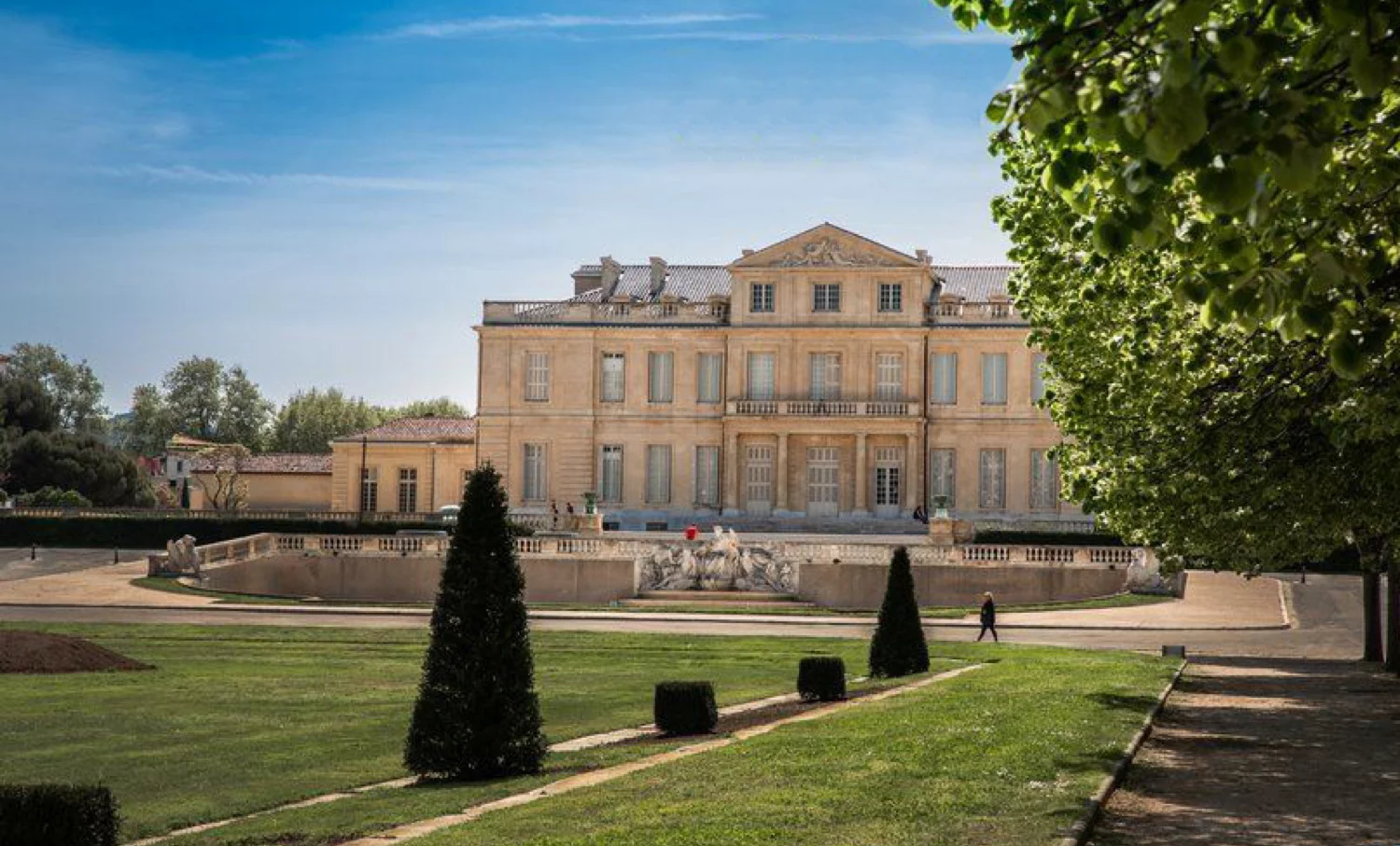 Photo du Château Borély, en face du jardin du parc Borély