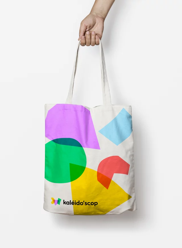 Design du tote bag pour Kaleido'scop