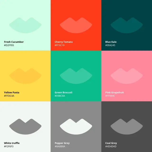 Planche colorielle pour Fraîche cancan