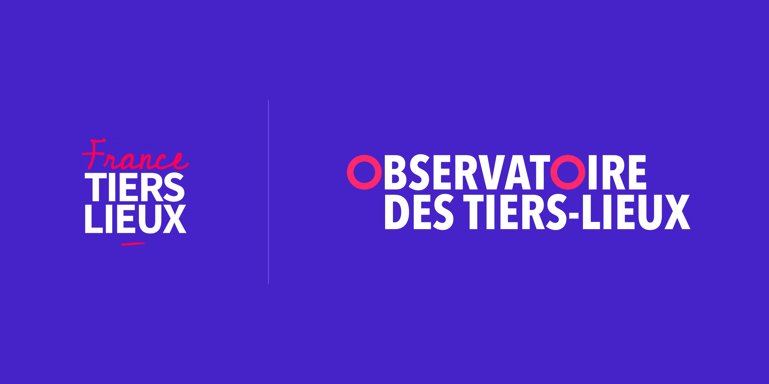 Logotype France Tiers lieux mis en vis-à-vis du logotype de l'Observatoire des tiers-lieux