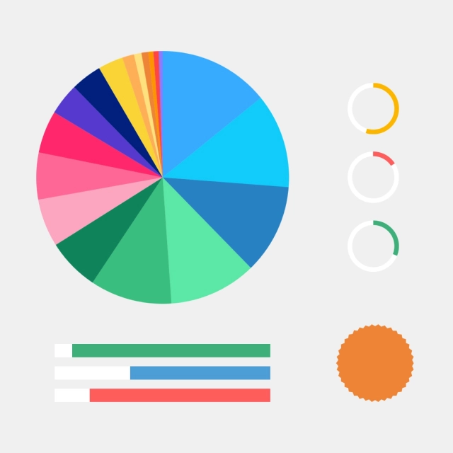 Design des infographies pour l'Observatoire des Tiers-lieux