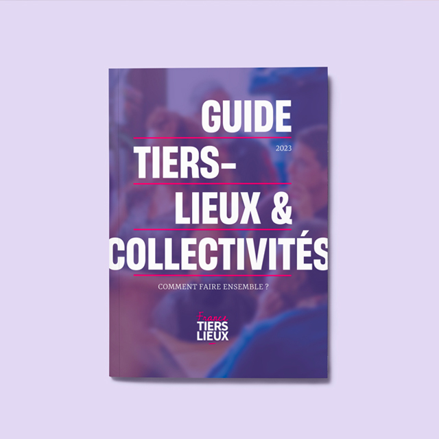 Design de la couverture du guide pour France Tiers-Lieux