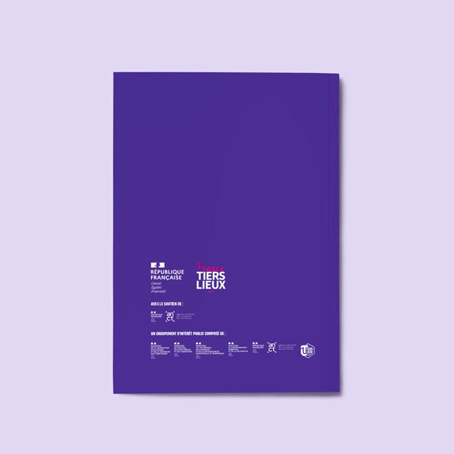 Design de la 4e de couverture du guide pour France Tiers-Lieux