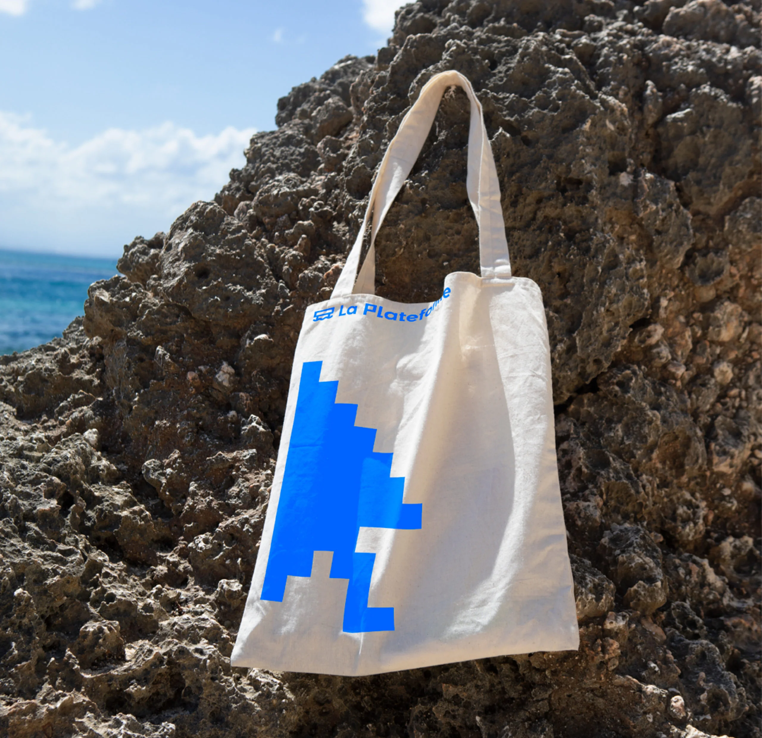 Design du tote bag pour La Plateforme_
