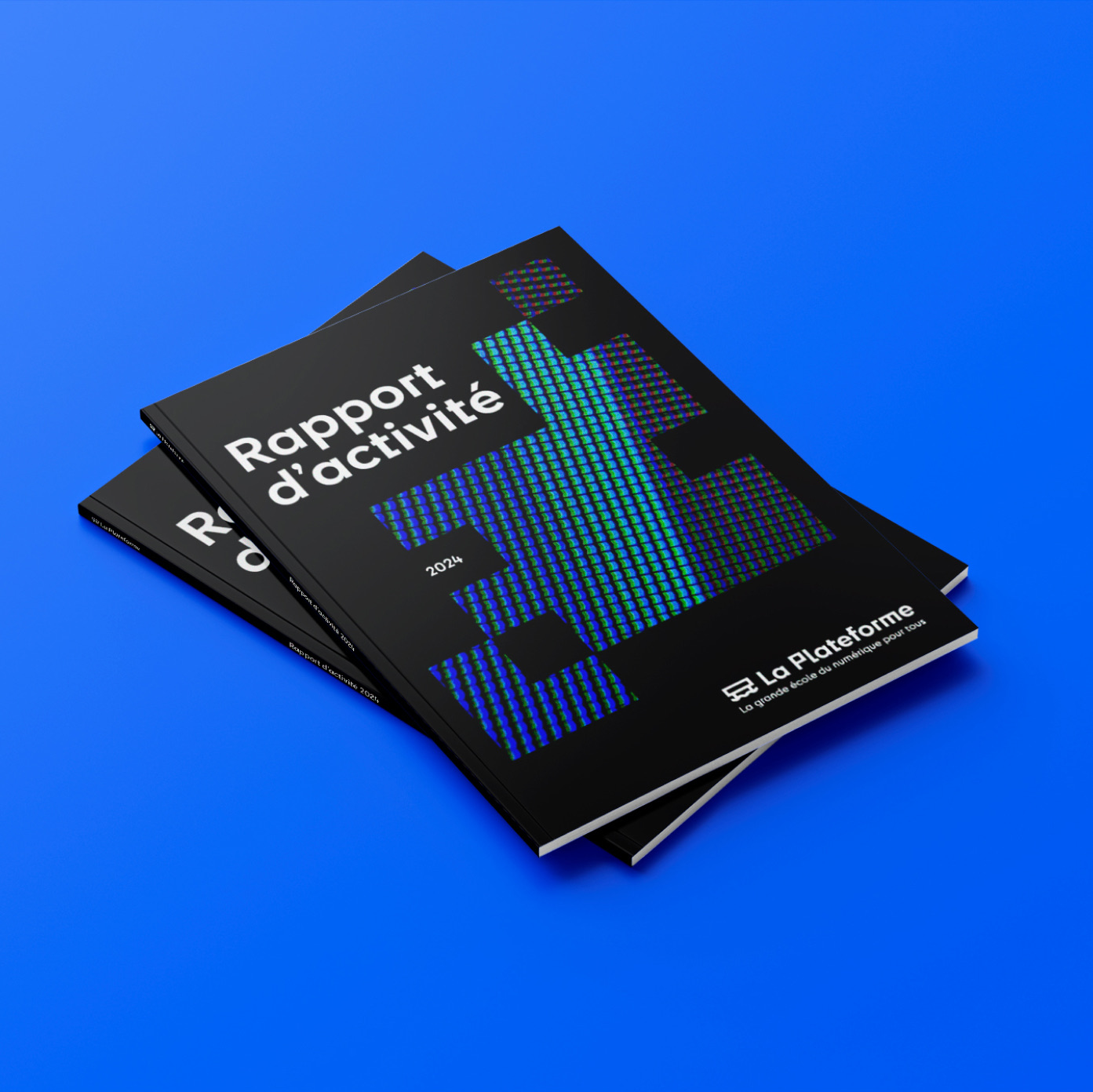 Design du Rapport d'activité pour La Plateforme_