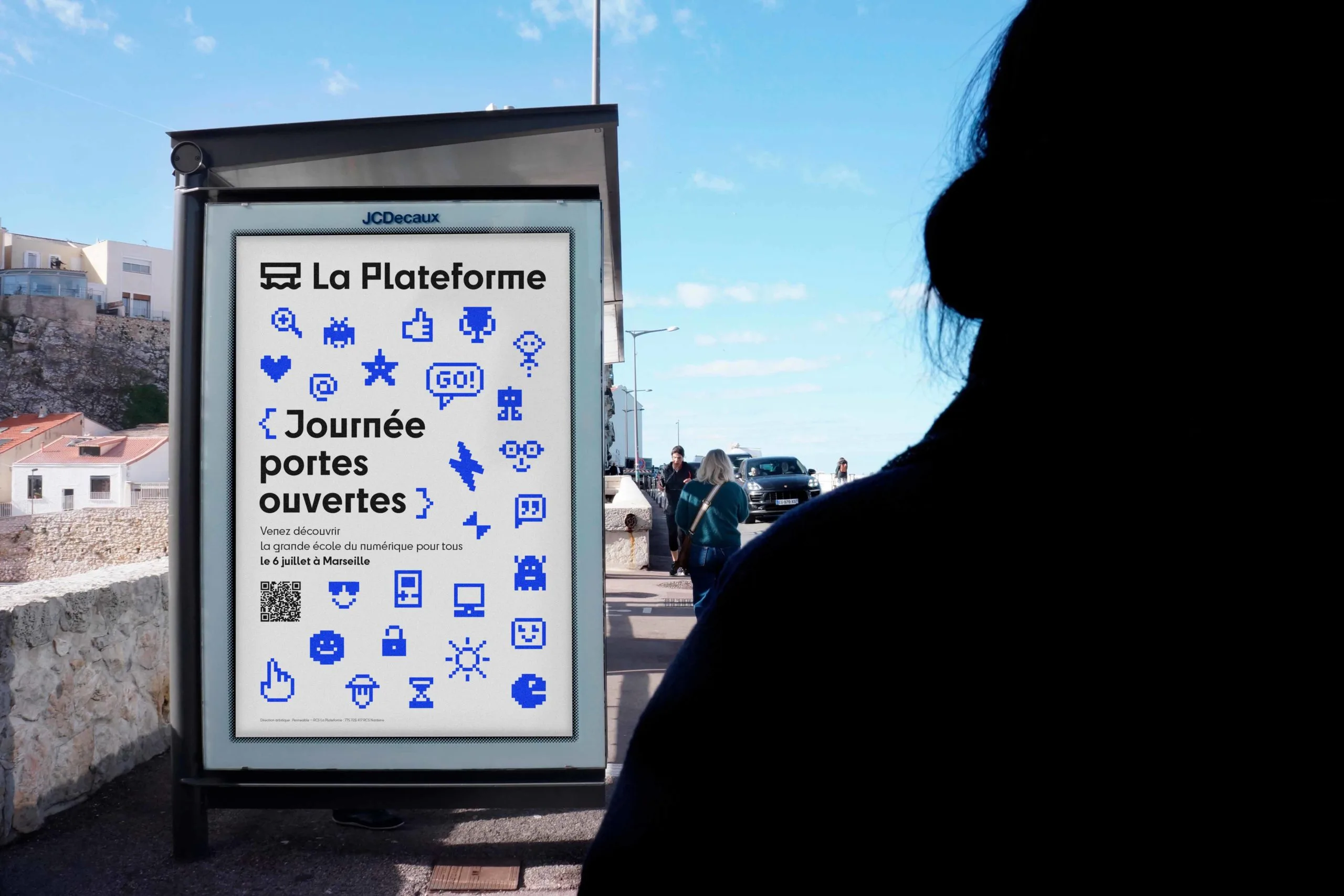 Design de l'affiche des JPO pour La Plateforme_