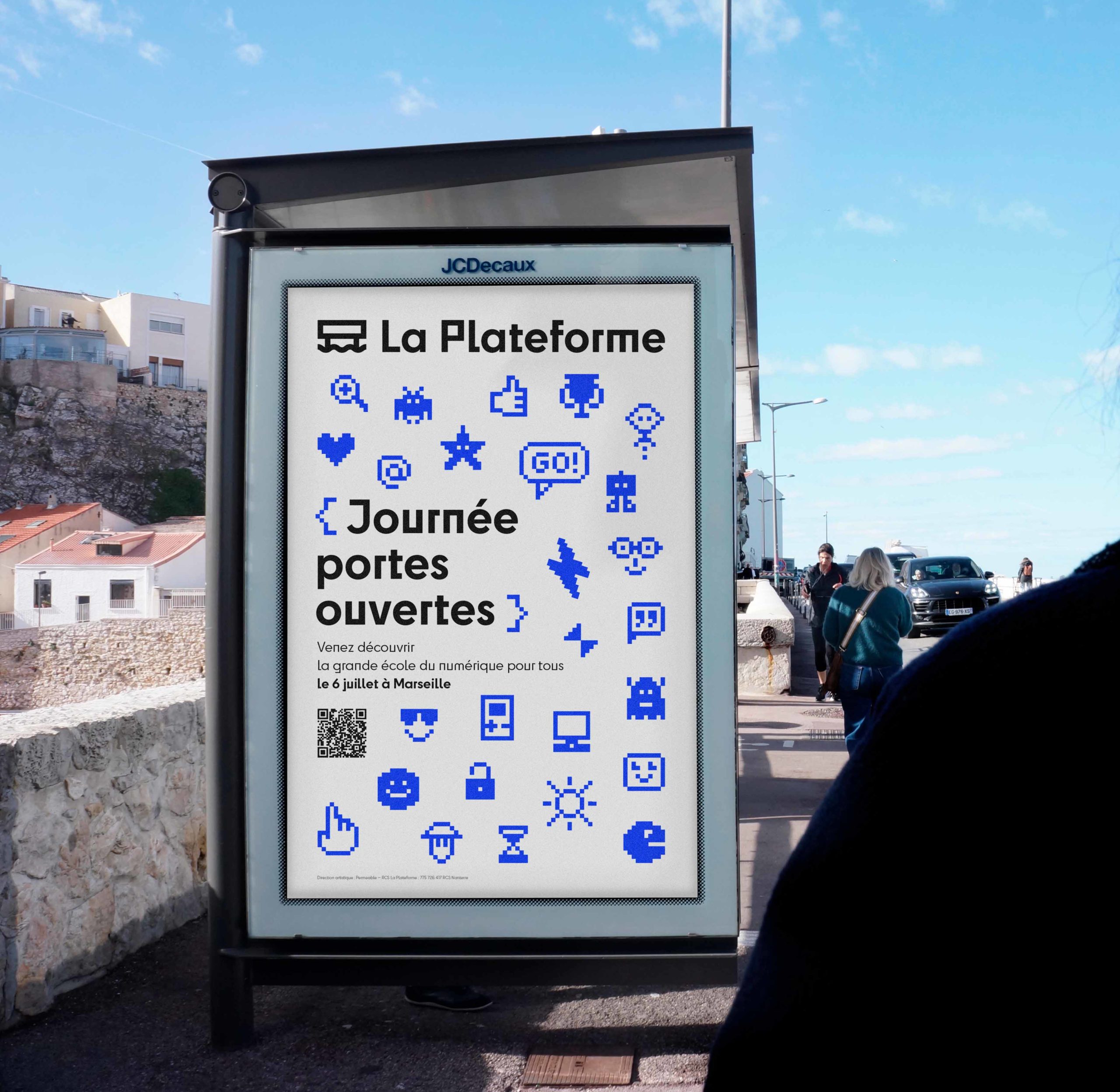 Design de l'affiche des JPO pour La Plateforme_