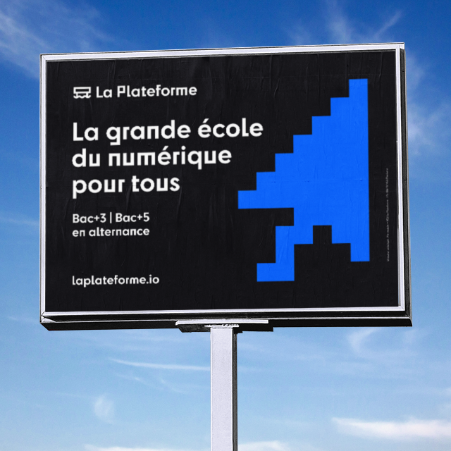 Design de l'affiche 4/3 pour La Plateforme_