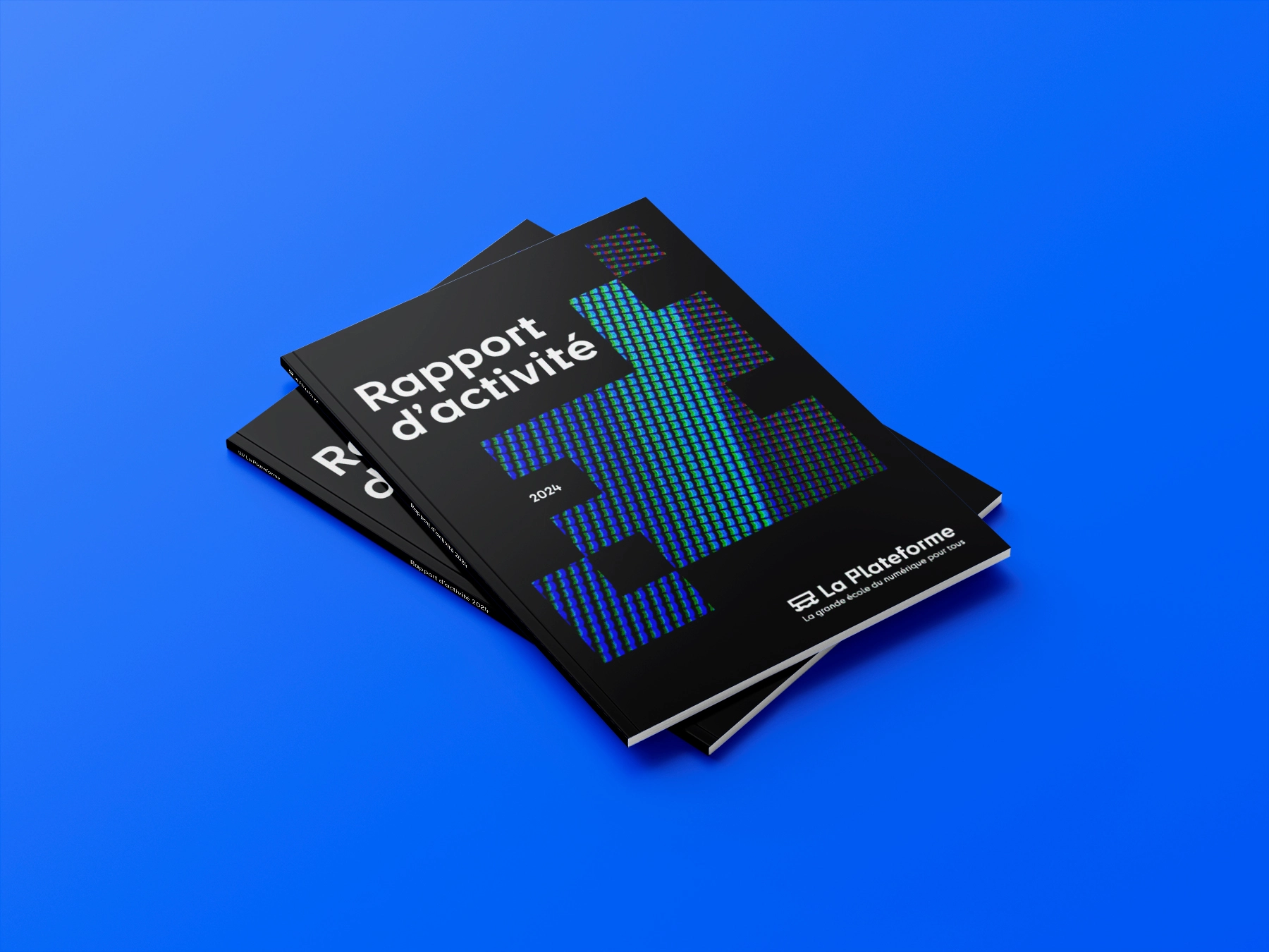 Design du Rapport d'activité pour La Plateforme_