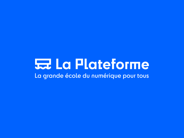 Design du logo pour La Plateforme_