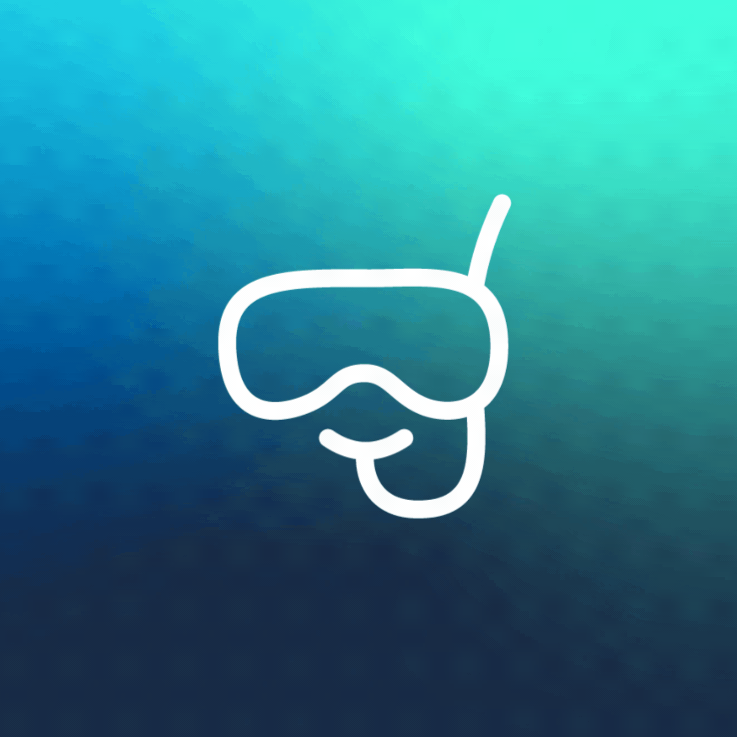 Animation du design du logo de l'application pour le Carnet de plongée FFESSM