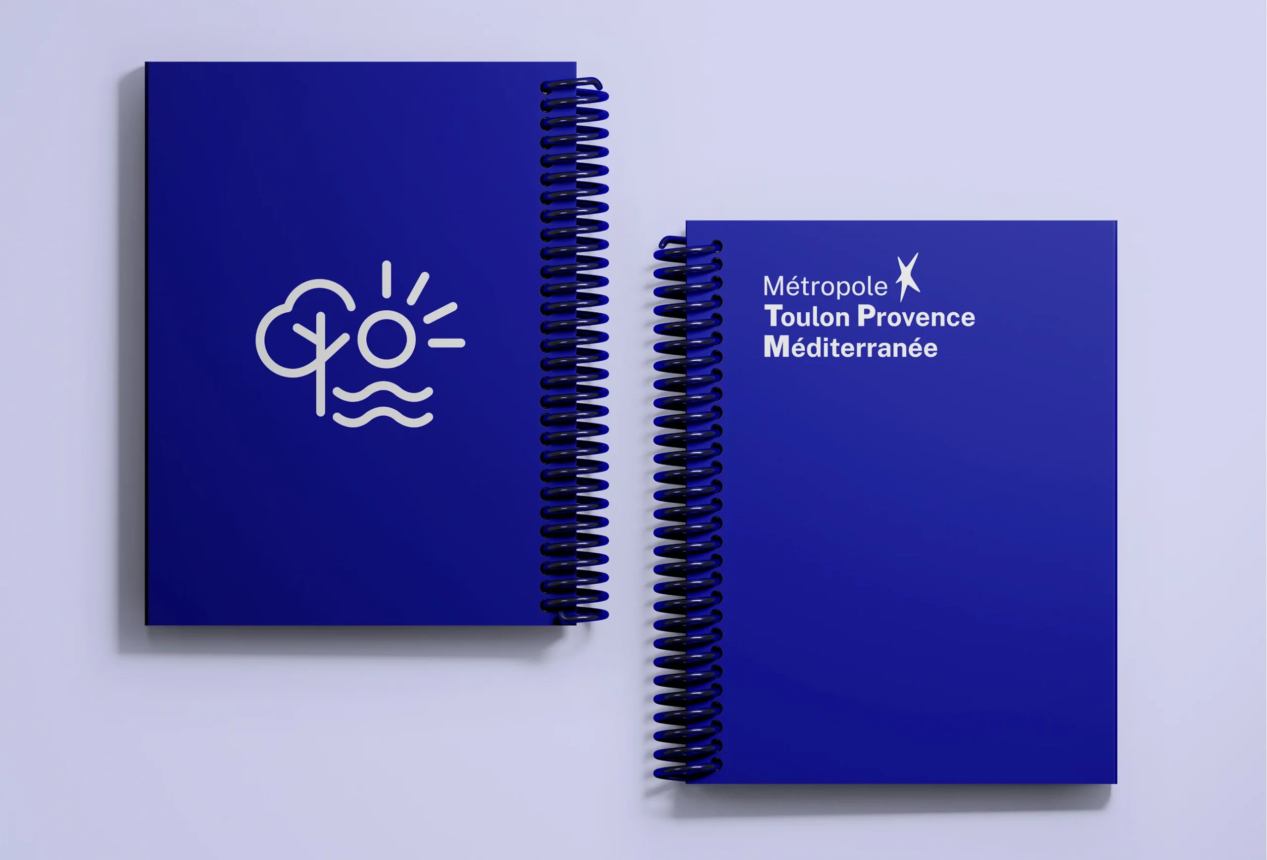 Design des carnets de la Métropole Toulon Provence Méditerranée