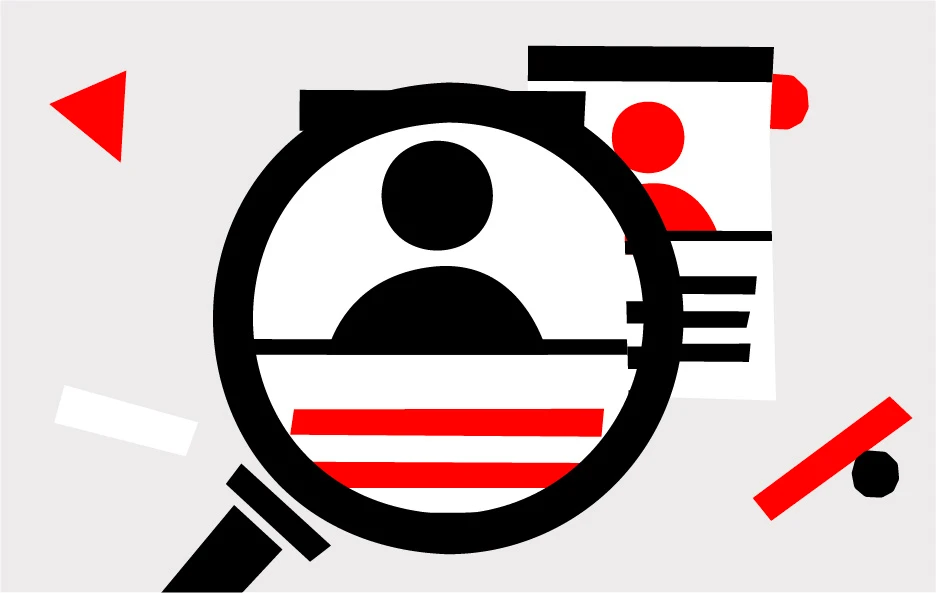 illustration qui illustre le travail de recherche utilisateur