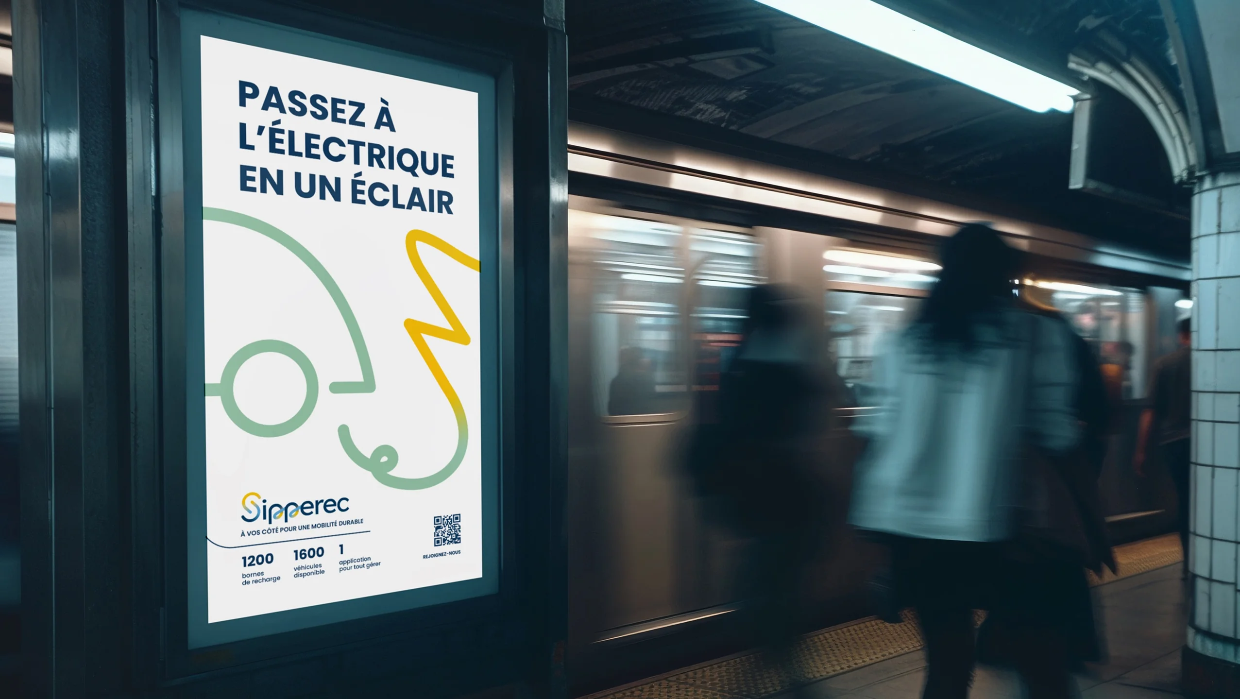 Mise en situation du design de l'affiche pour Sipperec
