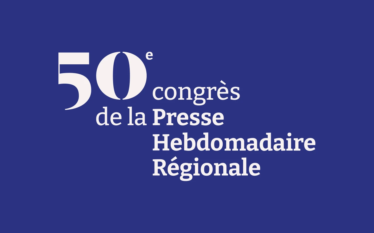 Design du logo du 50e Congrès de la Presse Hebdomadaire Régionale