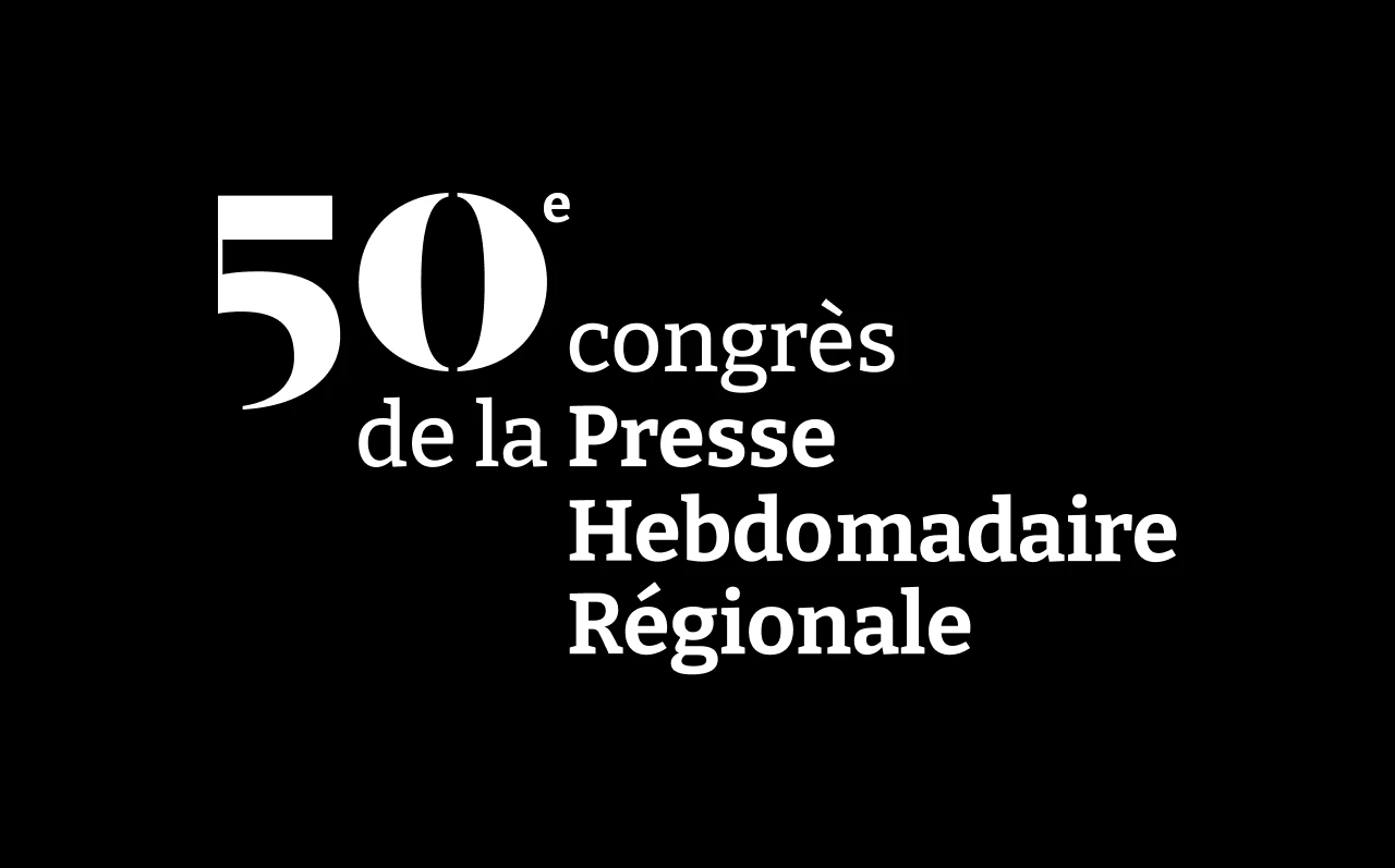 Design du logo du 50e Congrès de la Presse Hebdomadaire Régionale