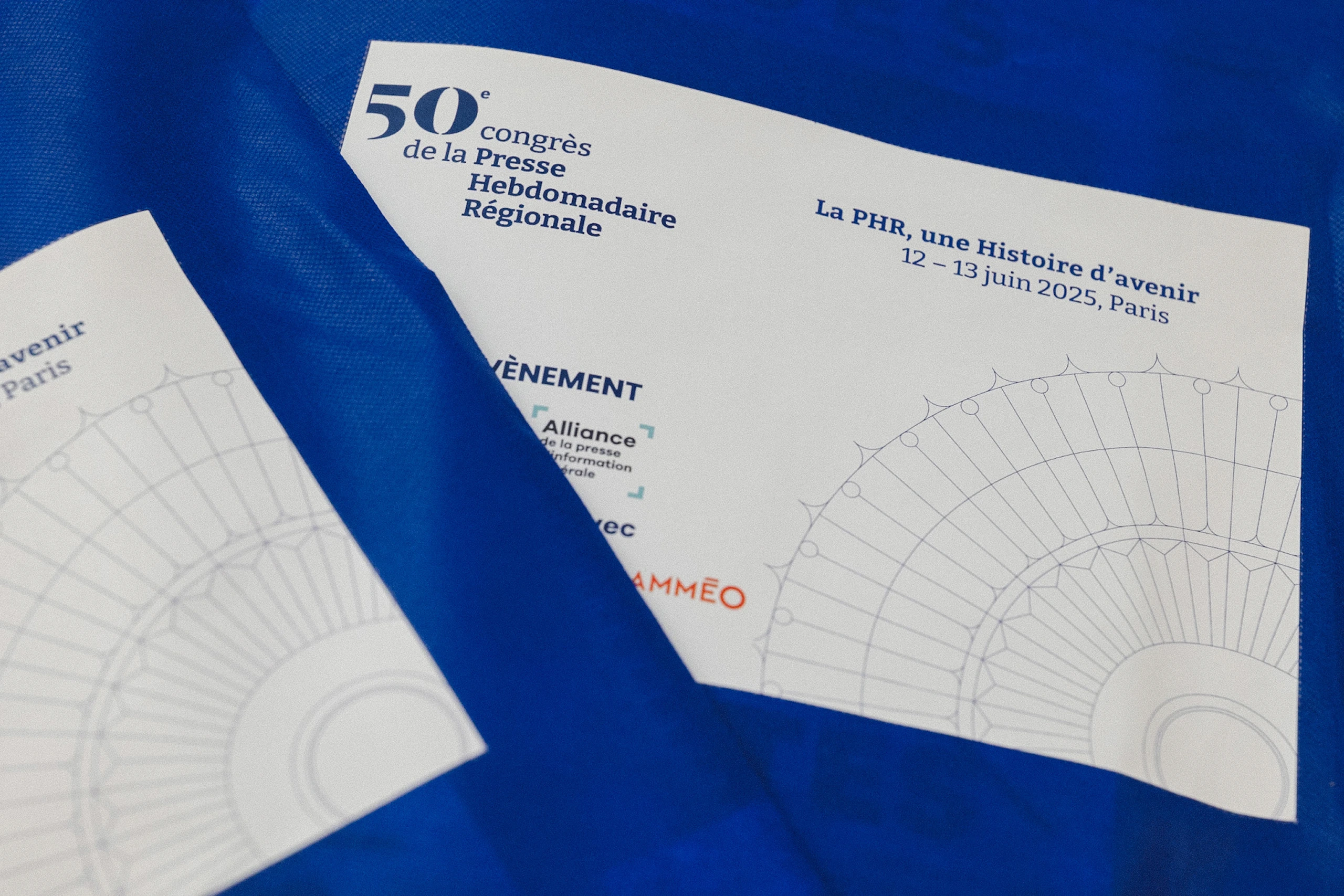 Design des visuels du 50e Congrès de la Presse Hebdomadaire Régionale