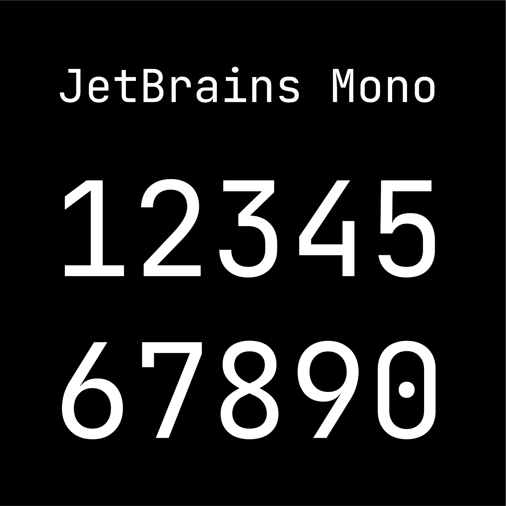 Design de la typographie JetBrains Mono pour Steco